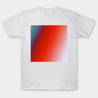 red blue white abstract texture T-Shirt